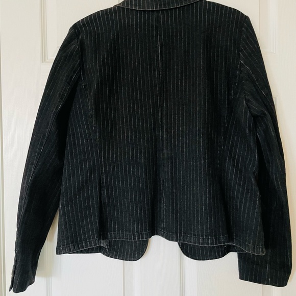 EUC 🖤 Ralph Lauren Jeans Co. | Pinstripe Blazer | Y2K - Picture 2 of 5